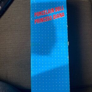 Porcelain Doll Princess Diana - Blue